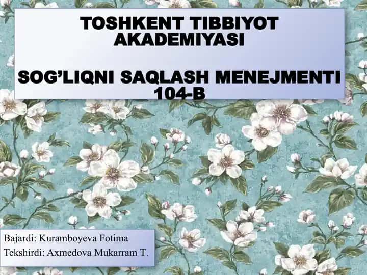 Ta’lim oluvchilarning bilim, ko’nikma va malakalarini tashxis qilishning zamonaviy usullari