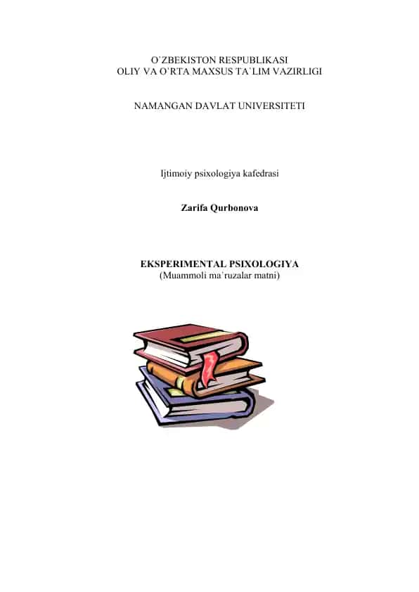 EKSPERIMENTAL PSIXOLOGIYA