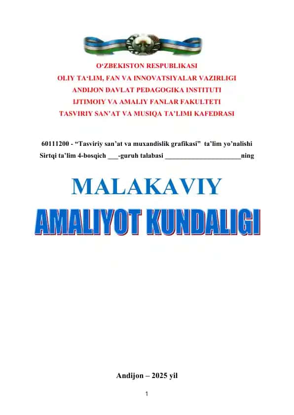 Tasviriy san’at va muxandislik grafikasi