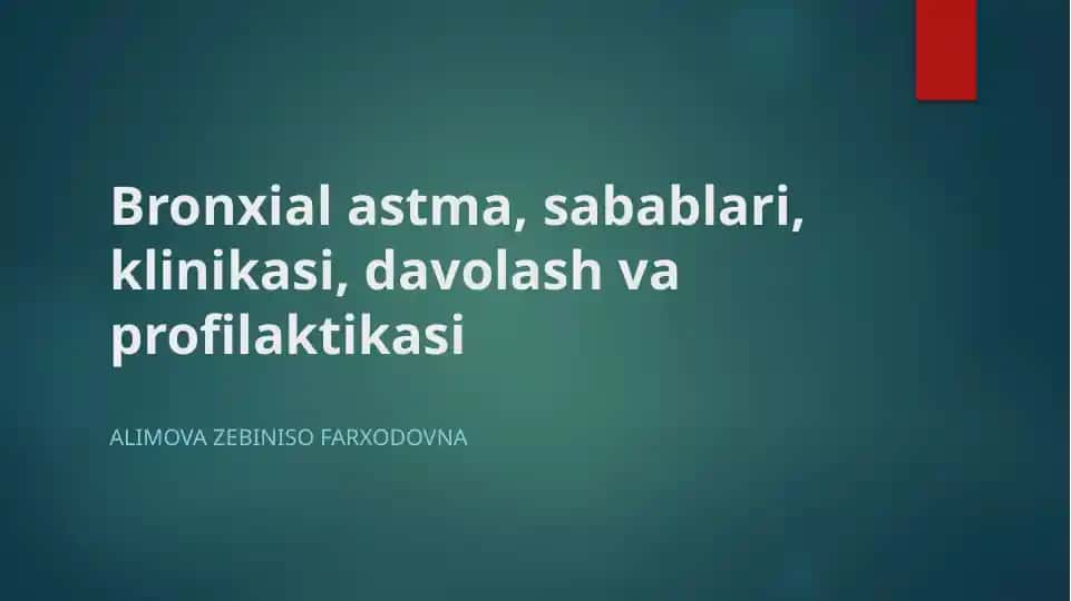 Bronxialastma