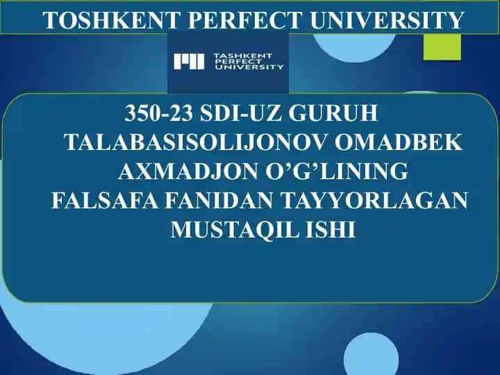 Xulosachiqarishning umumiy mantiqiy tavsifi
