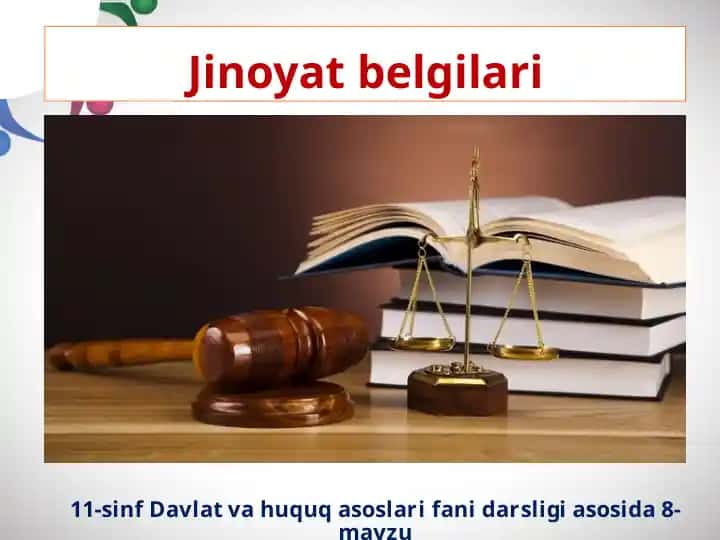 Jinoyatbelgilari