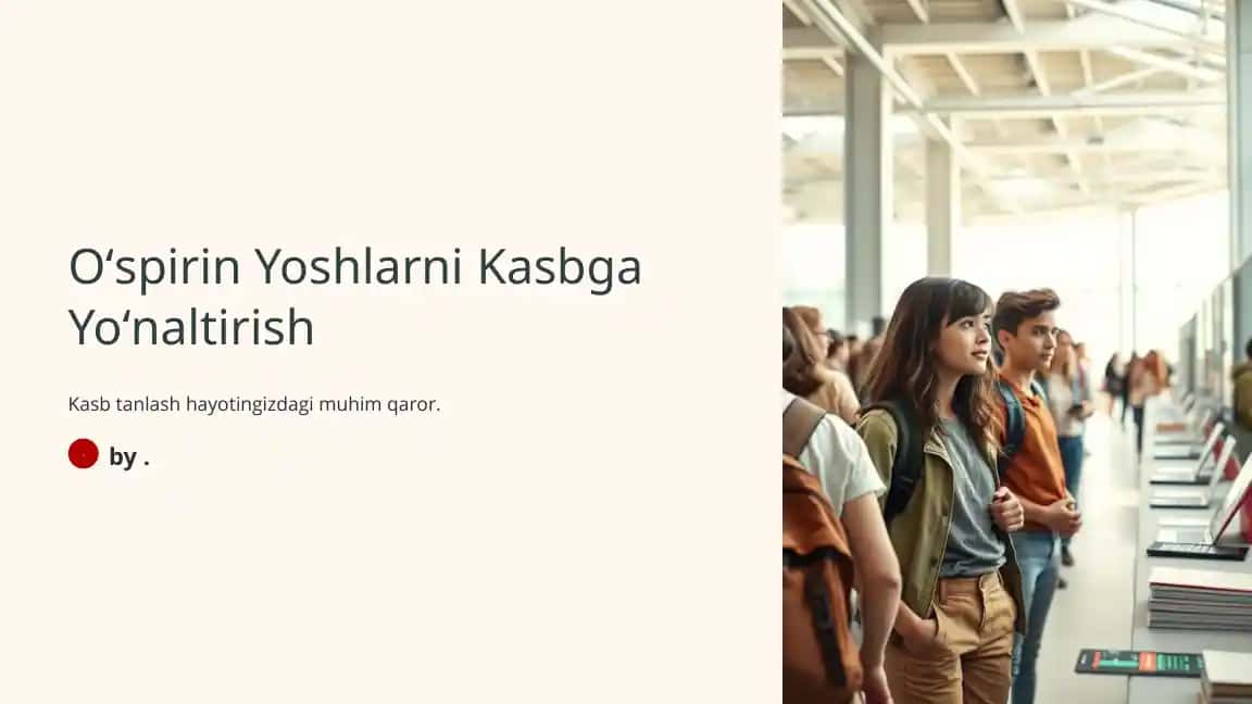 Oʻspirin Yoshlarni Kasbga Yoʻnaltirish