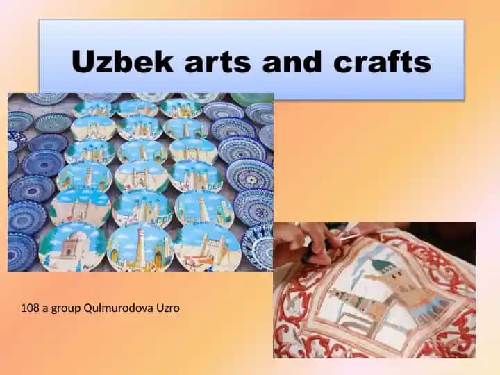 Uzbek arts and crafts