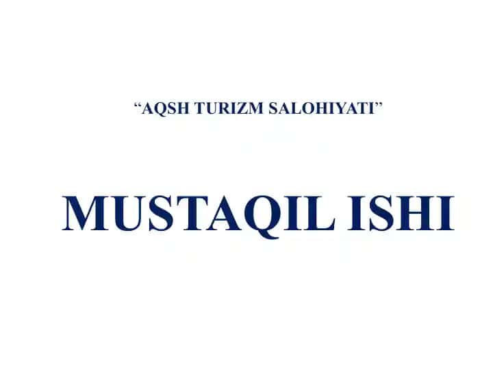 AQSH TURIZM SALOHIYATI