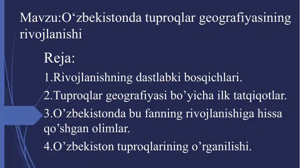 O‘zbekistondagi tuproqlar geografiyasi