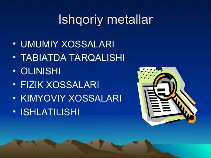 Ishqoriy metallar