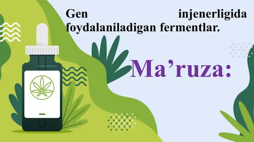 Gen injenerligida foydalaniladigan fermentlar