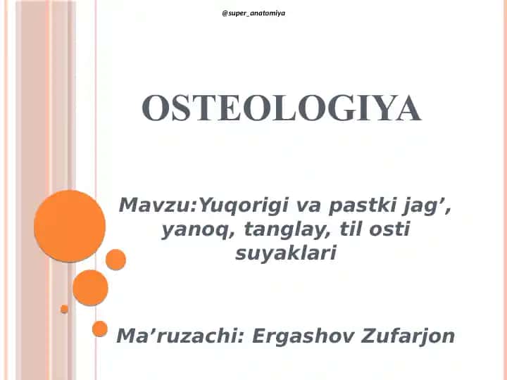 OSTEOLOGIYA
