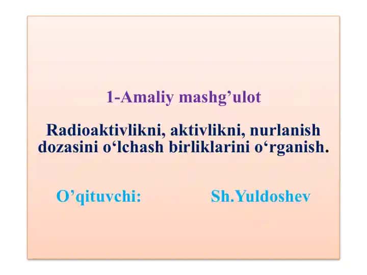Radioaktivlikning ochilishi