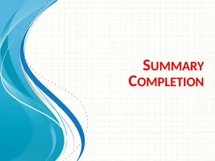 Summary Completion