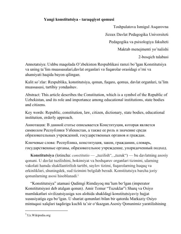 Konstitutsiya