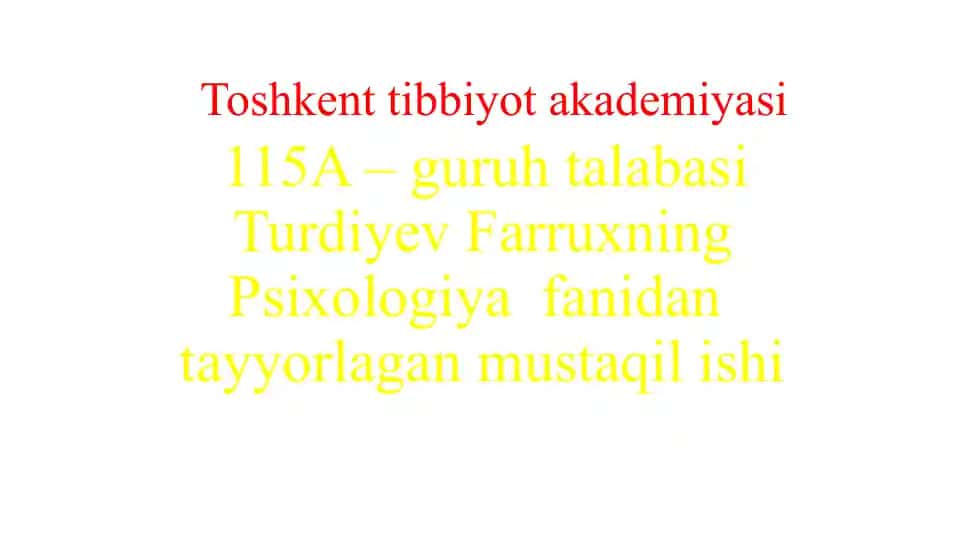 Psixologiya fanining ilmiy tadqiqot metodlari