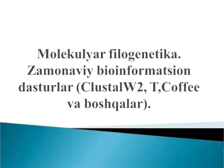 Molekulyar filogenetika