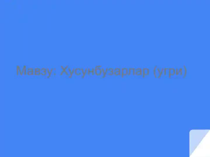 Хусунбузар