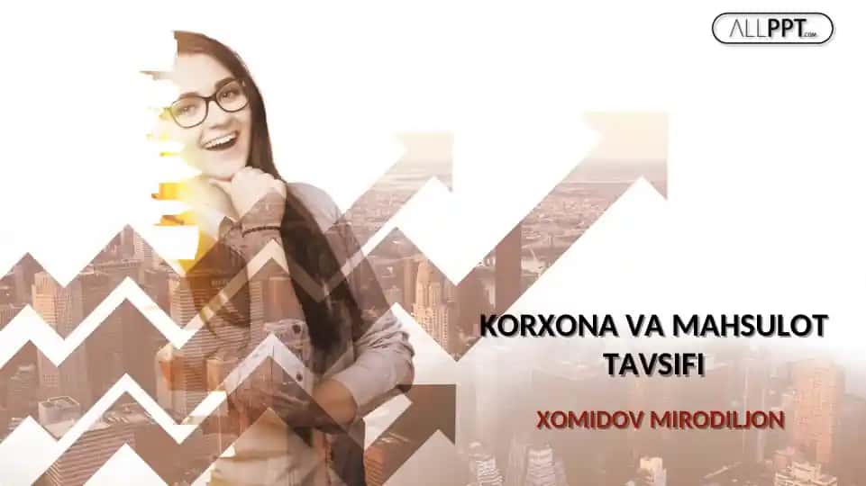 Korxona va Mahsulot tavsifi