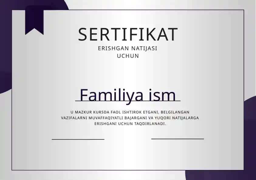 SERTIFIKAT