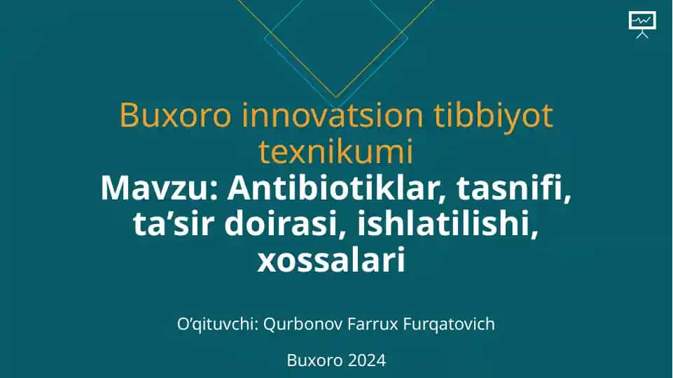 Buxoro innovatsion tibbiyot texnikumi