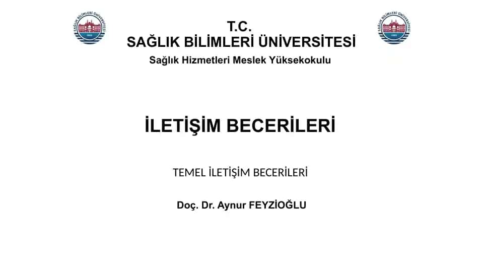 Sözlü İletişim