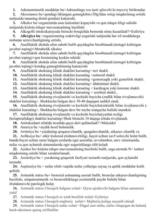 Adrenomimetik moddalar