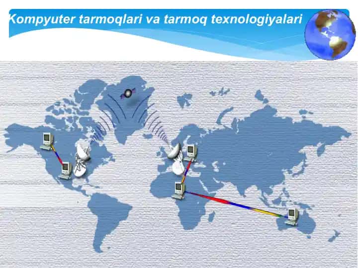Kompyuter tarmog'i haqida umumiy tushunchalar