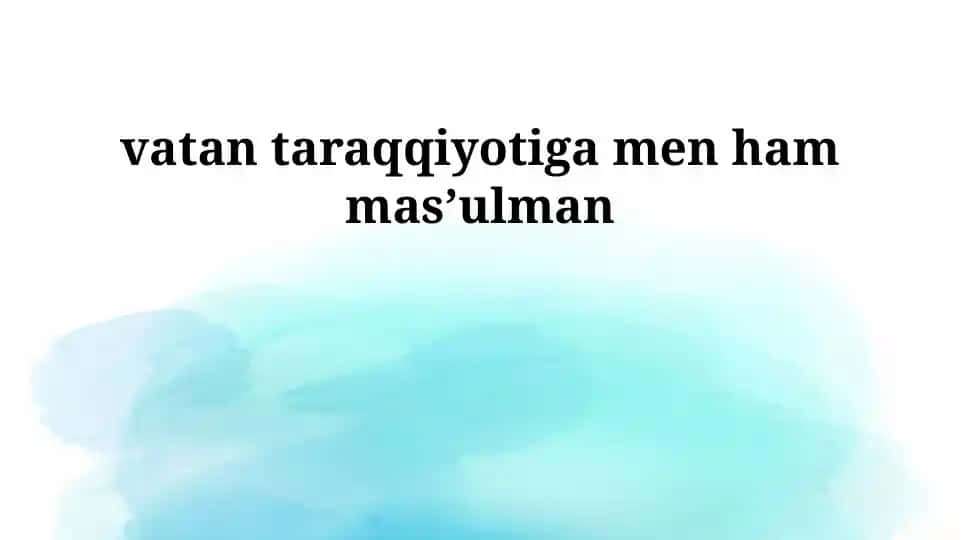 Kichik biznes va tadbirkorlik sohasi