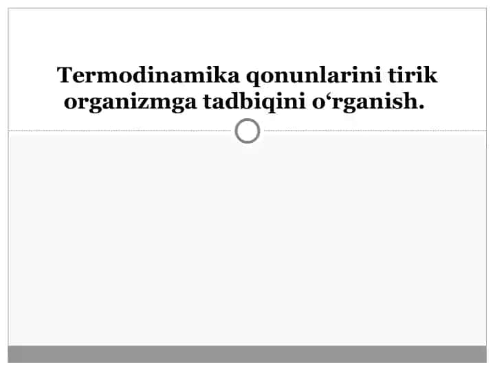 Termodinamika qonunlari