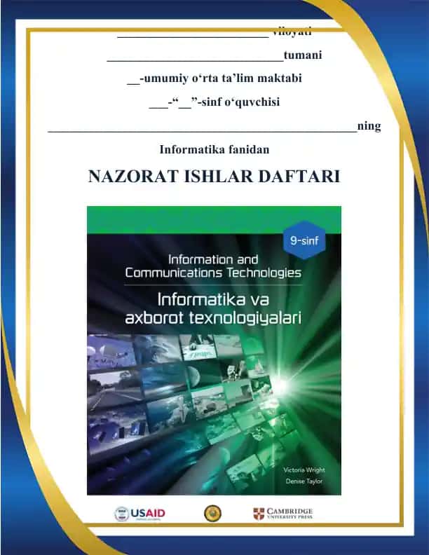 Nazorat Ishlar Daftari