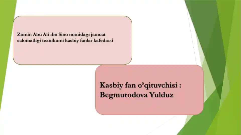 Raxit kasalligi bilan bog'liq ta'lim-ma'ruzalar
