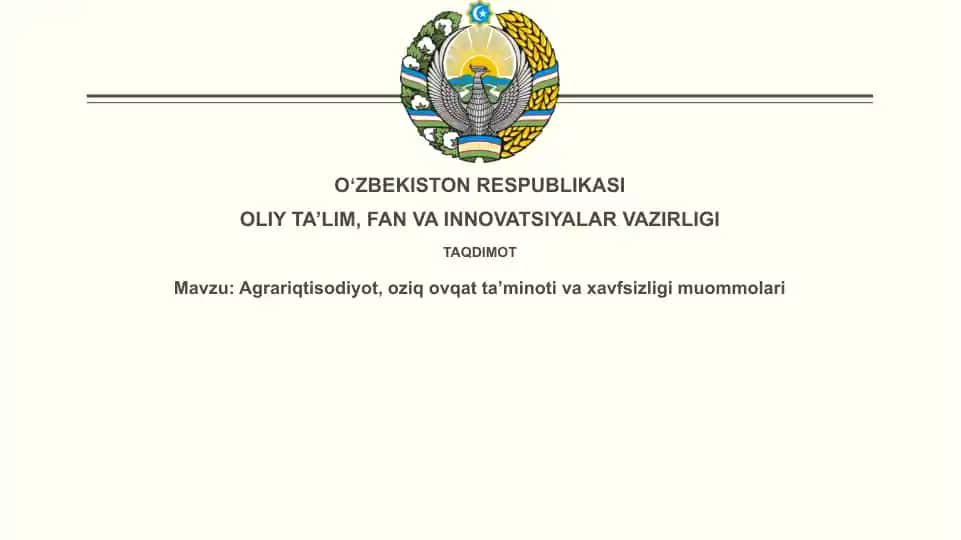 Agrari iqtisodiyoti