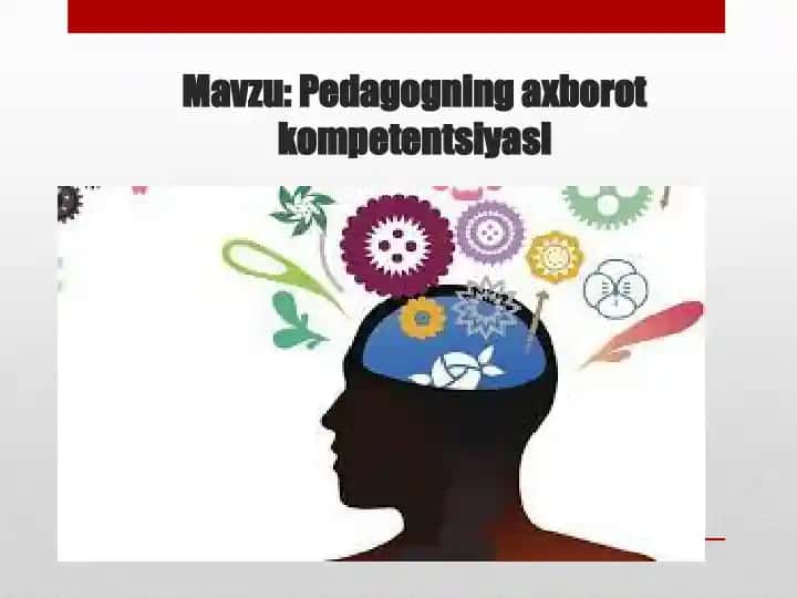 Pedagogning axborot kompetentsiyasi