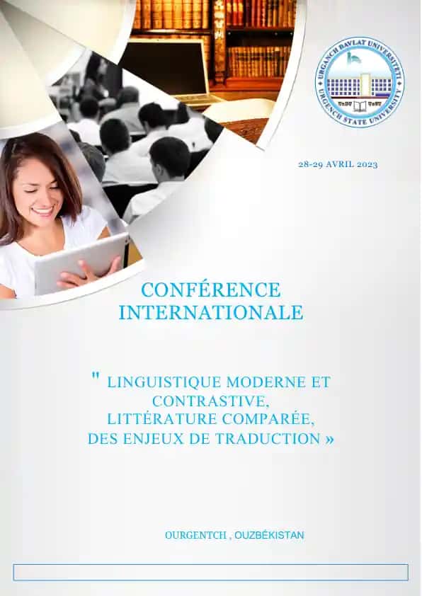 Conférence internationale sur la linguistique moderne et contrastive, littérature comparée, des enjeux de traduction