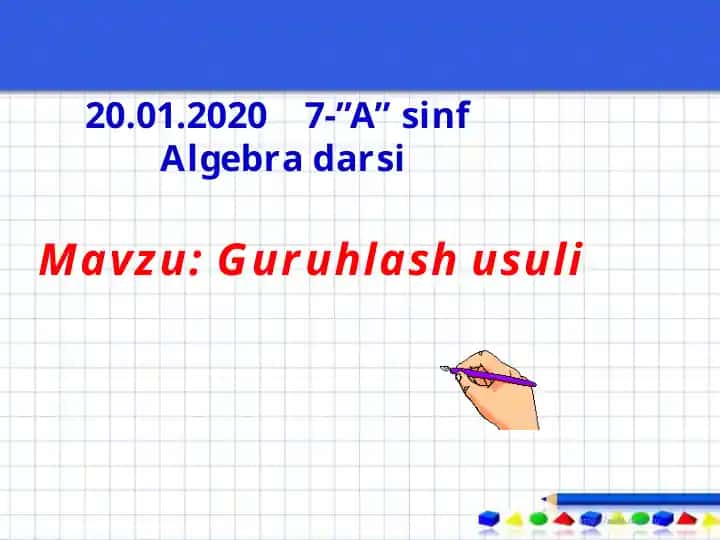 Algebra darsi