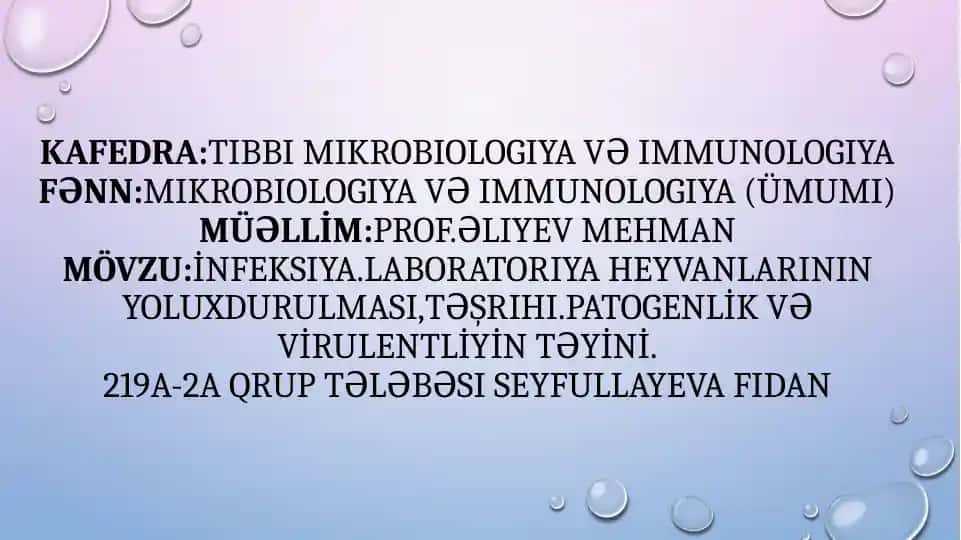 İnfeksiya