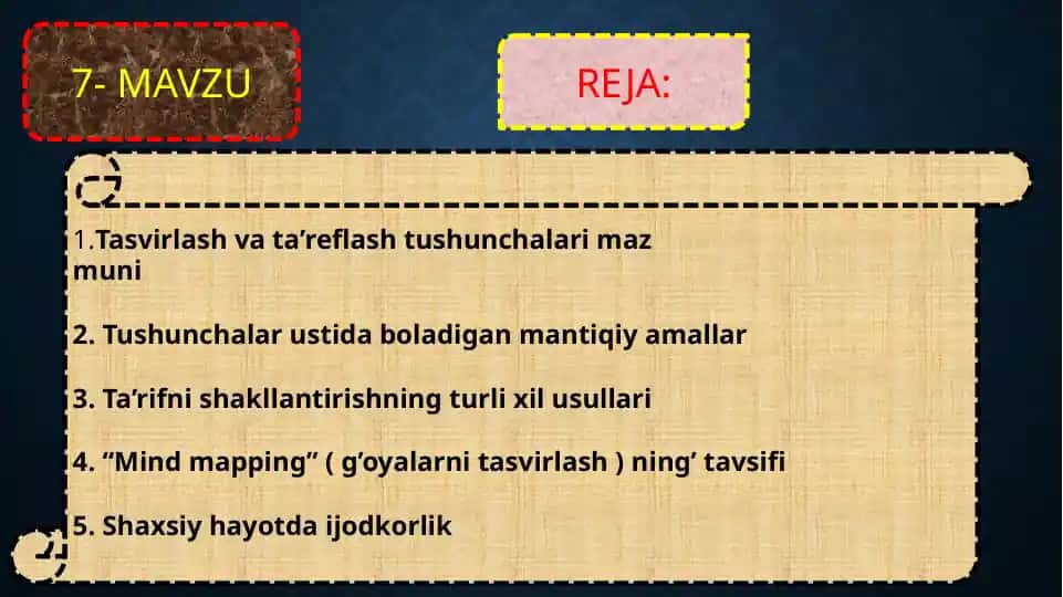 Tushunchalar ustida boladigan mantiqiy amallar