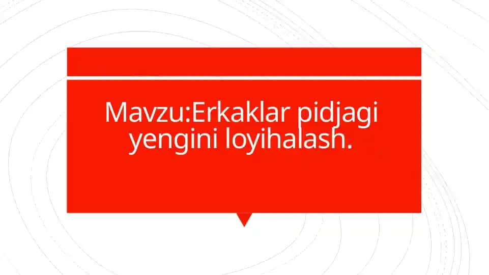 Erkaklar pidjagi
