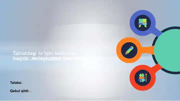 Tabiatdagi to'lqin hodisalari haqida moleykulalar tebranishi