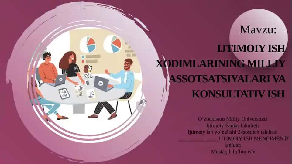 xodimlarining milliy assotsatsiyalari va konsultativ ish