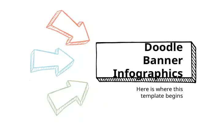 Doodle Banner Infographics