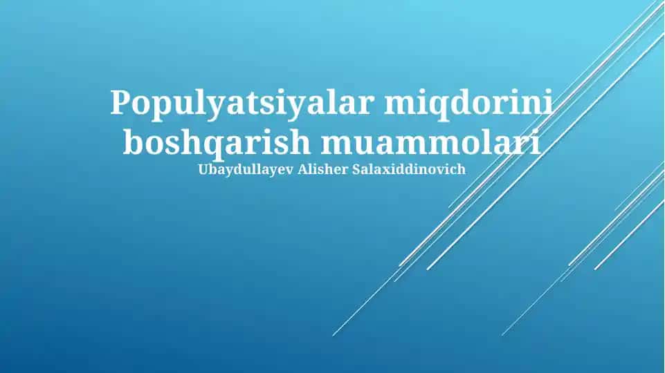 Aholining o'sisi