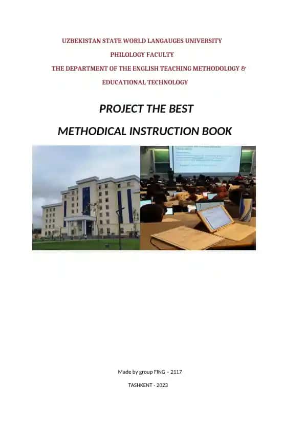 Methodical Instruction Book
