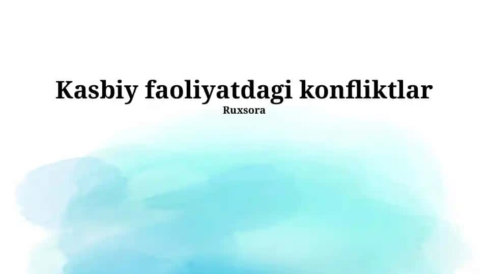 Nizolarning mohiyati va turlari