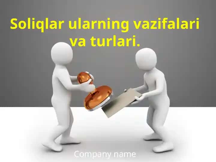 Daromad solig'i va uning turlari