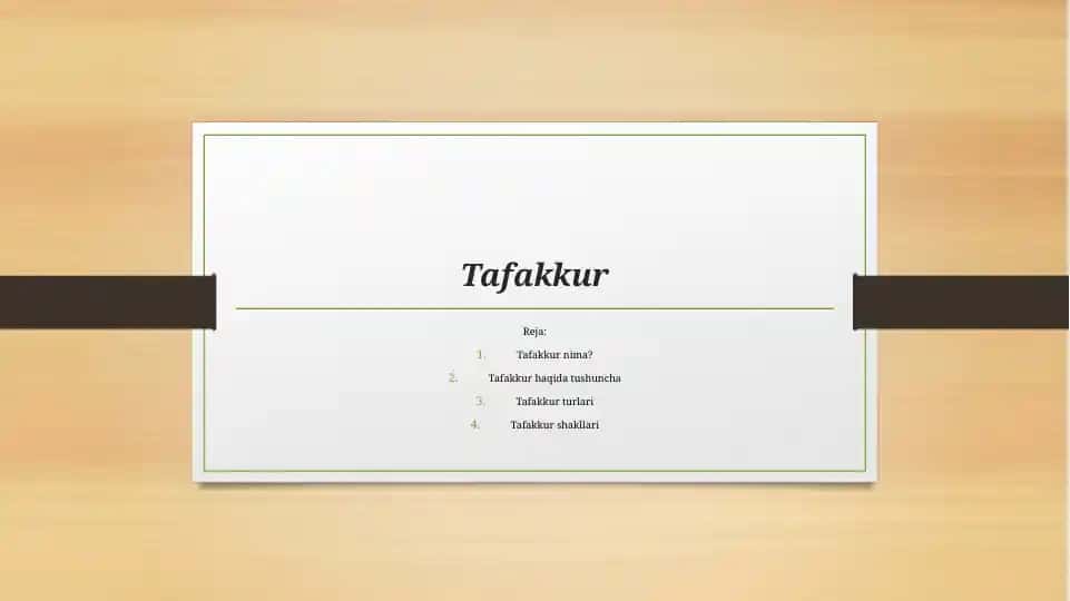 Tafakkur