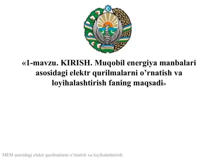 Elektr qurilmalar