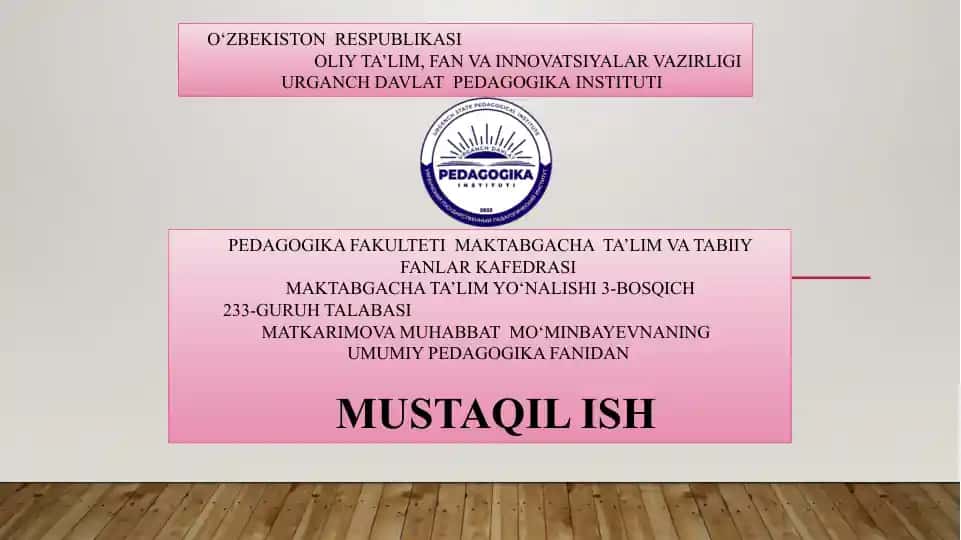 Mirzo Ulug‘bekning marifatparvarlik foaliyati