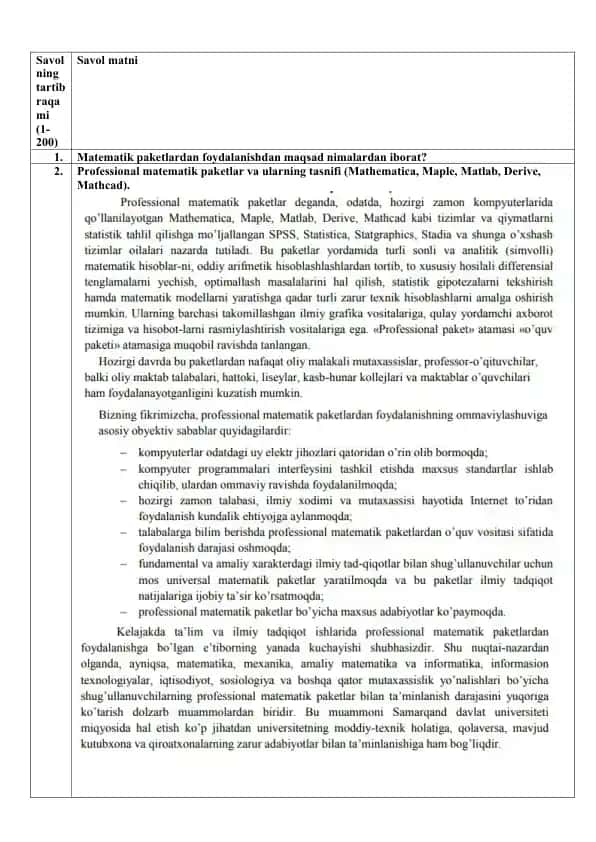 Maple matematik paketi