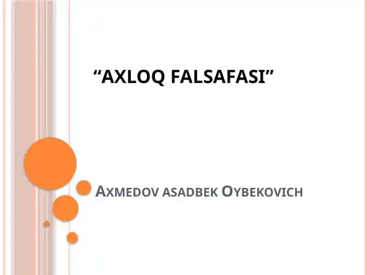 Axloq Falsafasi