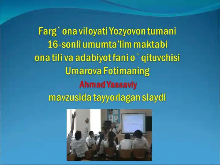 Ahmad Yassaviy