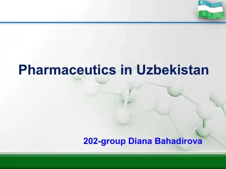 Pharmaceutics in Uzbekistan